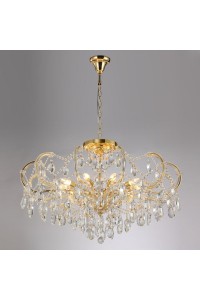 Подвесная люстра Crystal Lux Hollywood SP-PL10 Gold D1000