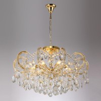 Подвесная люстра Crystal Lux Hollywood SP-PL8 Gold D800