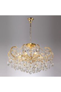 Подвесная люстра Crystal Lux Hollywood SP-PL8 Gold D800