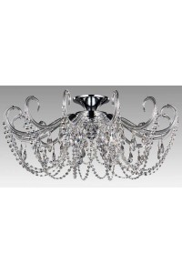 Потолочная люстра Crystal Lux Imperia PL6 Chrome/Transparente