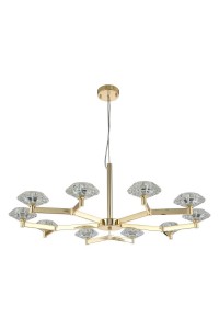 Подвесная люстра Crystal Lux Rebeca SP10 Gold