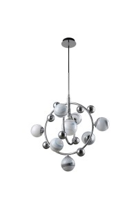 Подвесная люстра Crystal Lux Salvadore SP8V Chrome