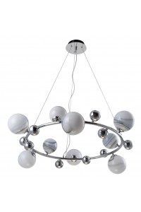 Подвесная люстра Crystal Lux Salvadore SP9H Chrome