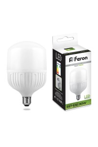 Лампа светодиодная Feron E27-E40 30W 4000K Цилиндр Матовая LB-65 25818