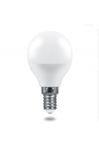 Лампа светодиодная Feron E14 6W 2700K Матовая LB-1406 38065