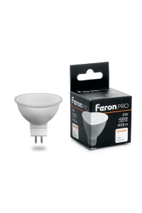 Лампа светодиодная Feron G5.3 6W 4000K Матовая LB-1606 38084