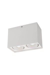 Потолочный светодиодный светильник Arlight SP-Cubus-S100x200WH-2x11W Day White 40deg 023083