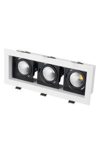 Встраиваемый светодиодный светильник Arlight CL-Kardan-S260x102-3x9W Day 024135