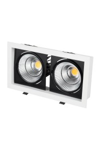 Встраиваемый светодиодный светильник Arlight CL-Kardan-S283x152-2x25W Day4000 027924