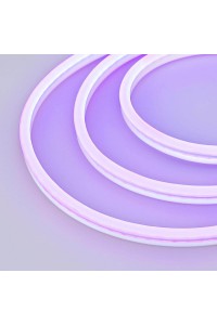 Гибкий неон Arlight 12W/m 100LED/m 2835SMD пурпурный 5M Galaxy-1608-5000CFS-2835-100 12V Purple 029372
