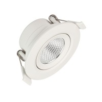 Встраиваемый светодиодный светильник Arlight LTD-Polar-Turn-R80-5W Warm3000 032857