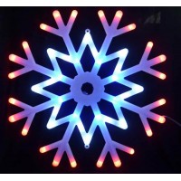 Подвесной светодиодный светильник «Снежинка » Uniel ULD-H4040-048/DTA MULTI IP20 SNOWFLAKE UL-00001403