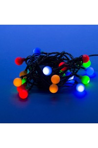 Светодиодная гирлянда Uniel разноцветные шарики 220V разноцветный ULD-S0280-020/DGA Multi IP20 Colorballs 11093