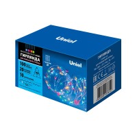Уличная светодиодная гирлянда Uniel 220V разноцветный ULD-S1000-100/DTA/RC RGB IP44 UL-00007180