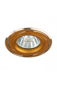 Встраиваемый светильник ЭРА Алюминиевый KL34 AL/GD C0043821